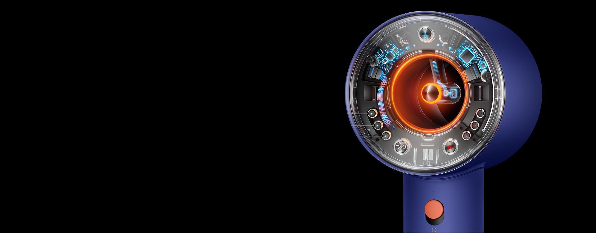 Detailný záber na sušič vlasov Dyson Supersonic Nural