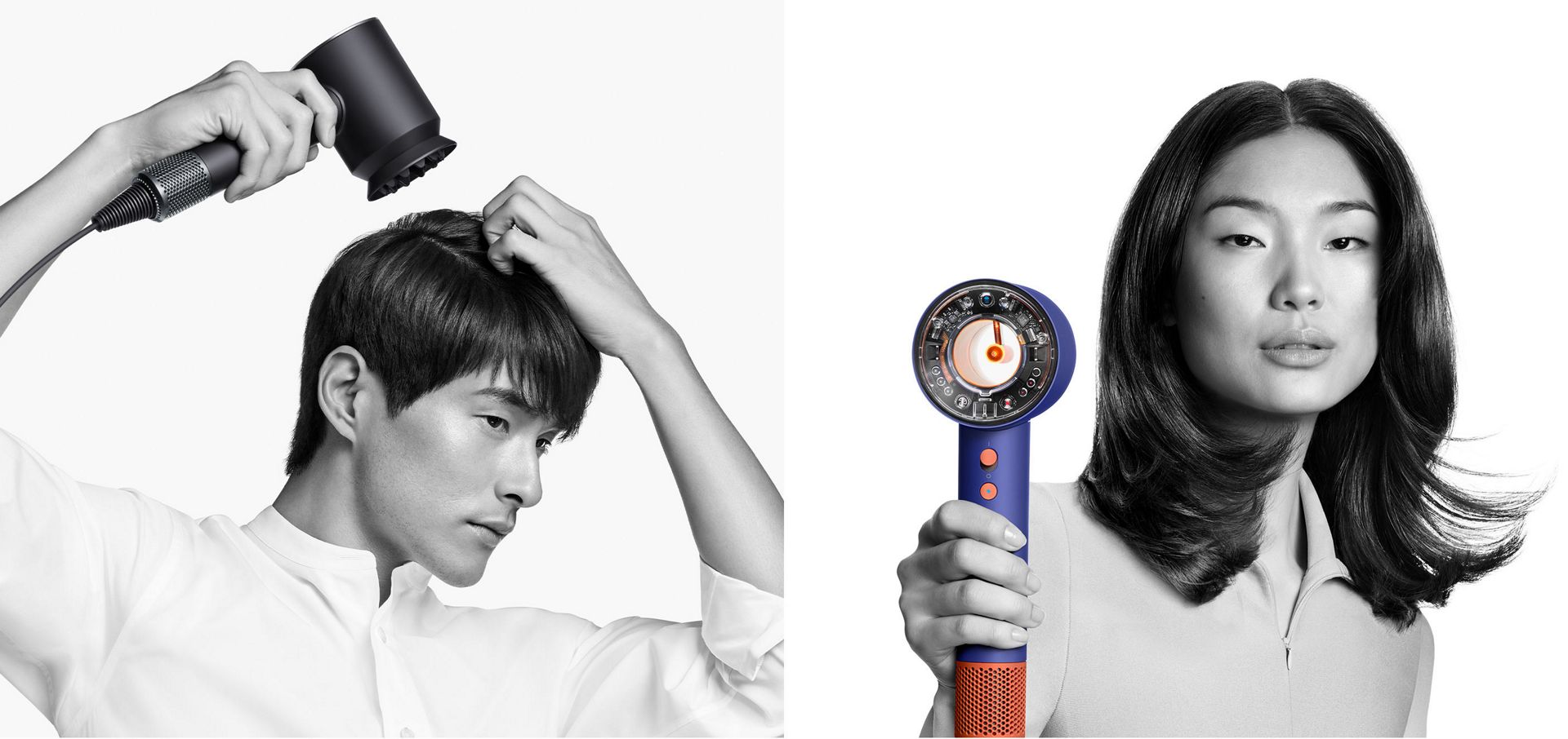 Models using Dyson Supersonic hair dryers