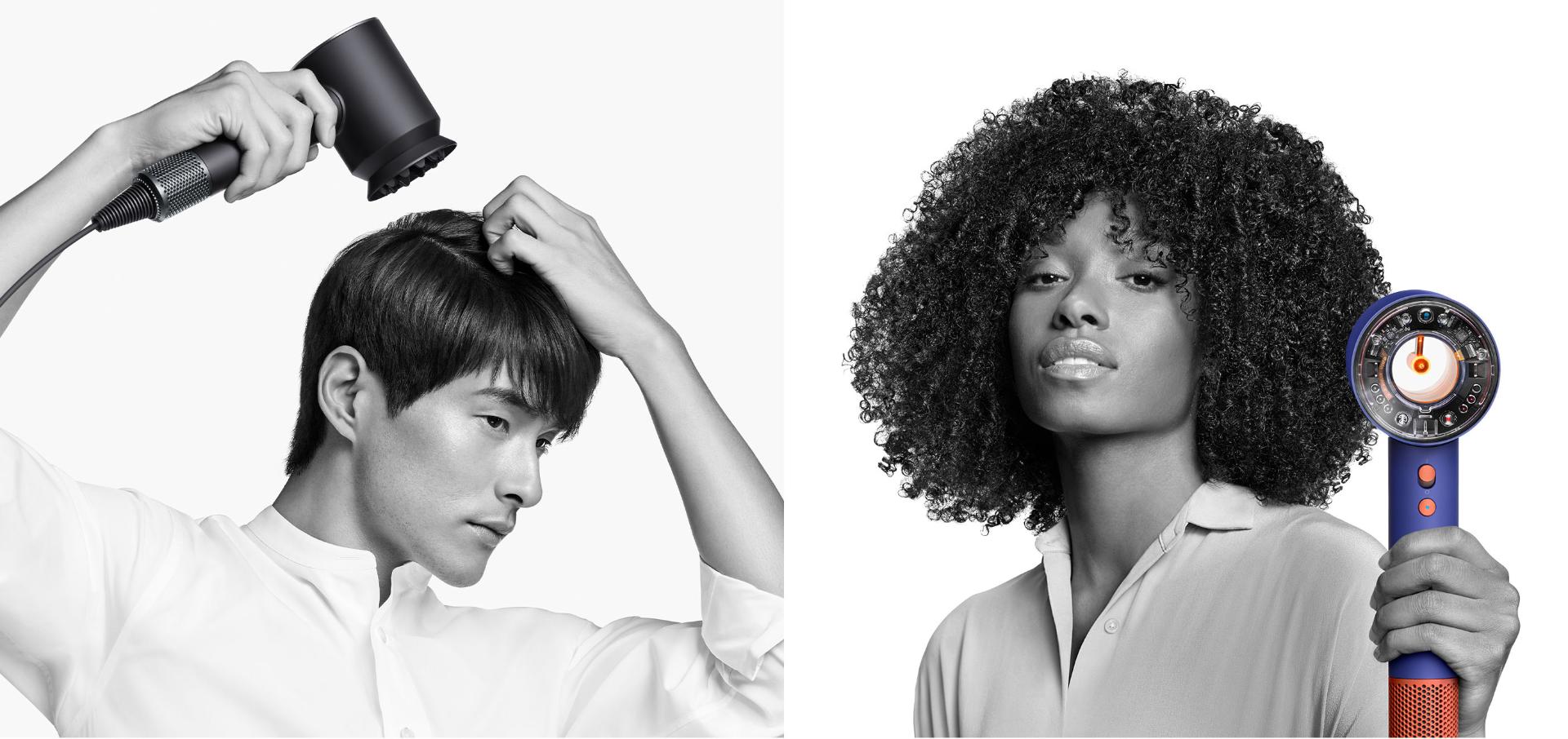 Models using Dyson Supersonic hair dryers
