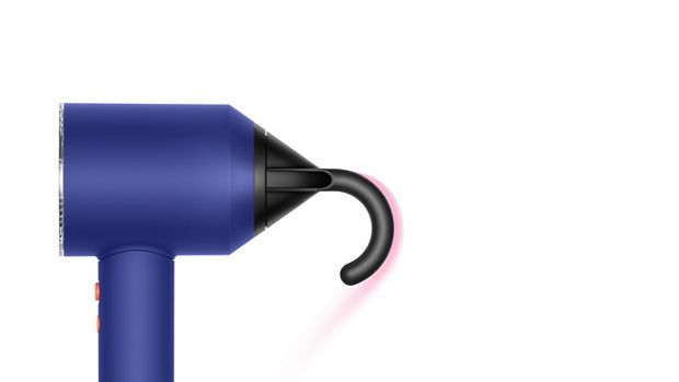 Visualised airflow of Flyaway attachment