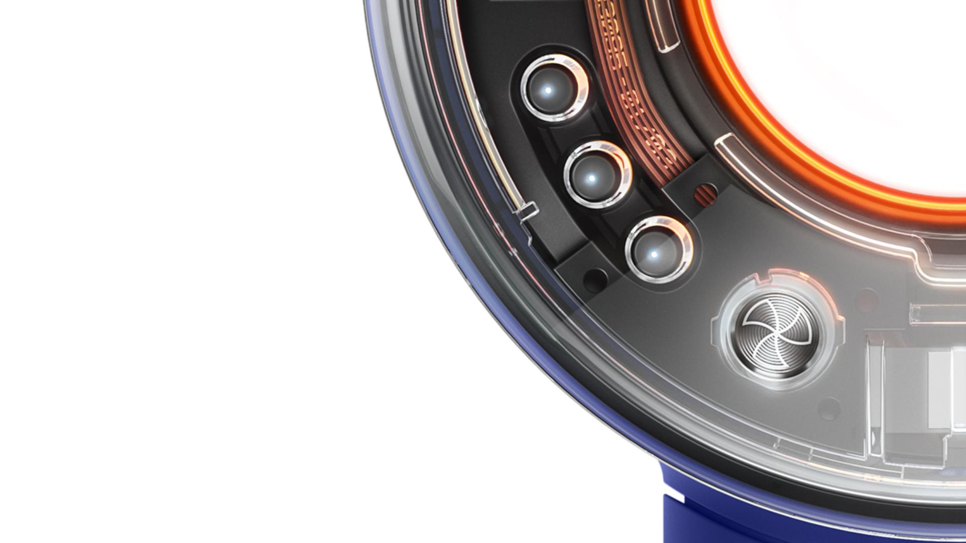 Hava akımı ayarlarının yakından görünümü