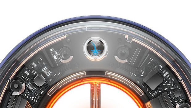 Close-up of Scalp protect button