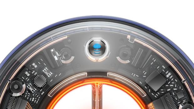 Saç derisi koruma düğmesinin yakından görünümü