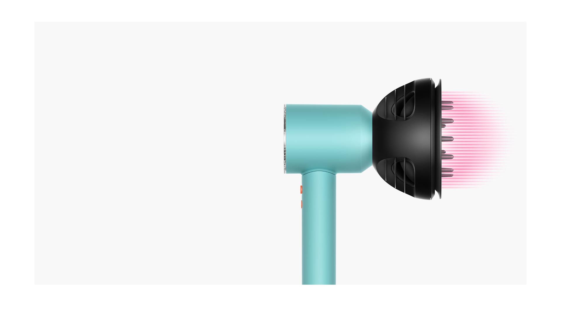 זרם האוויר של הדיפיוזר גלים + תלתלים במצב כיפה