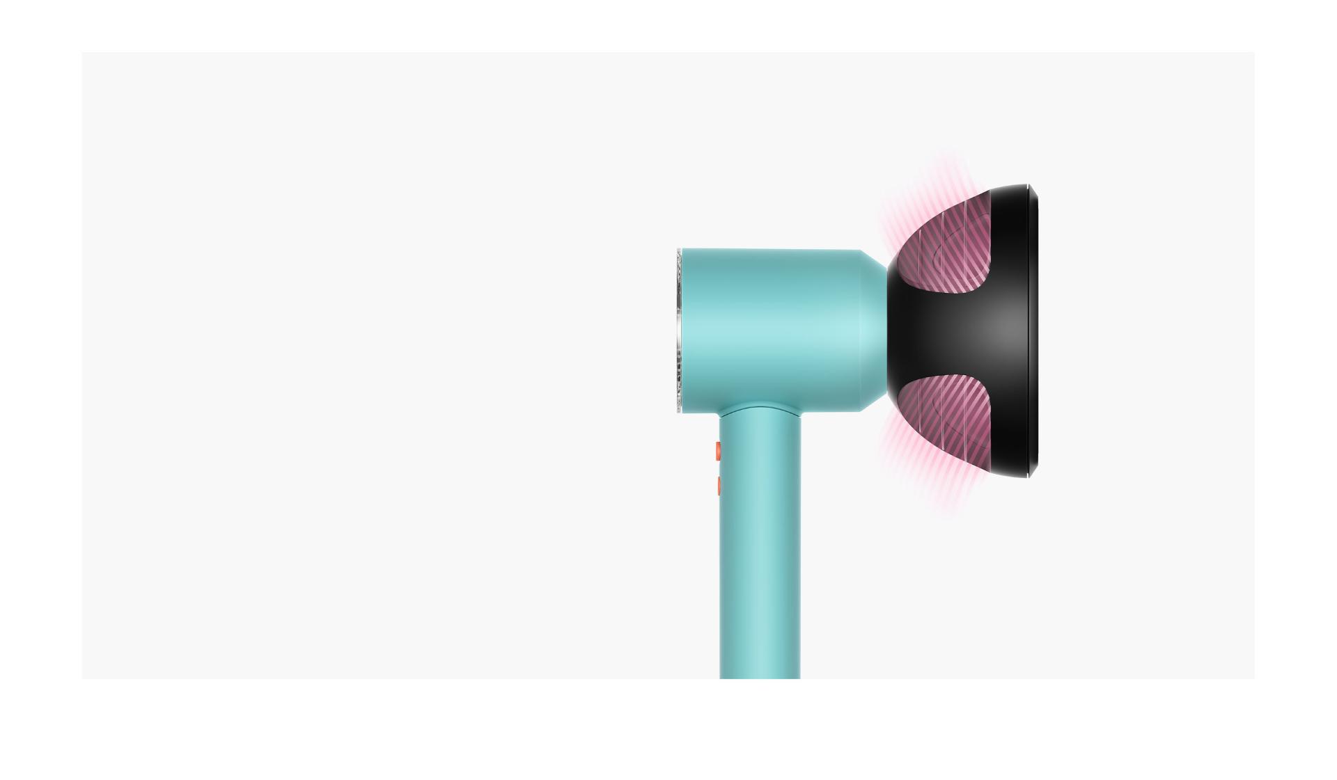 זרם האוויר של הדיפיוזר גלים + תלתלים במצב כיפה