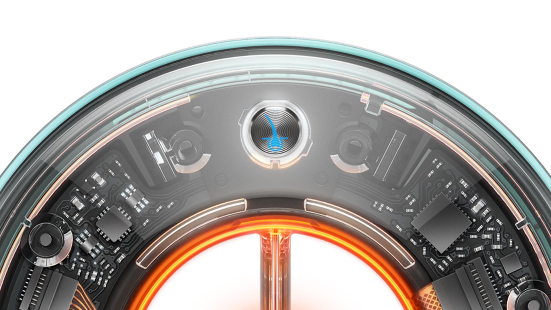 תקריב של כפתור מצב הגנה על הקרקפת