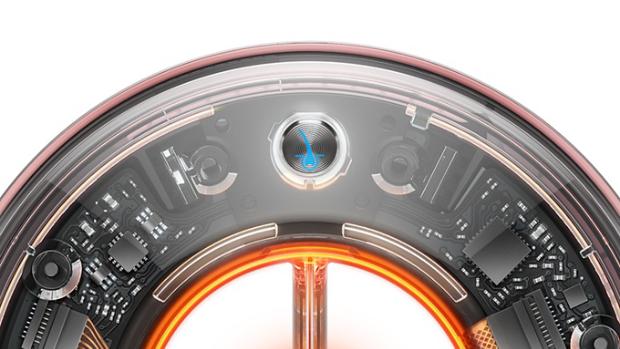 Close-up of Scalp protect button