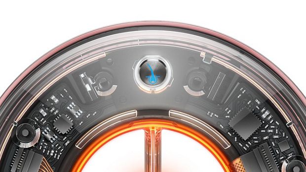 Close-up of Scalp protect button