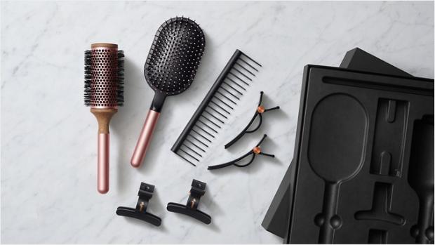 Range of Dyson accessories.