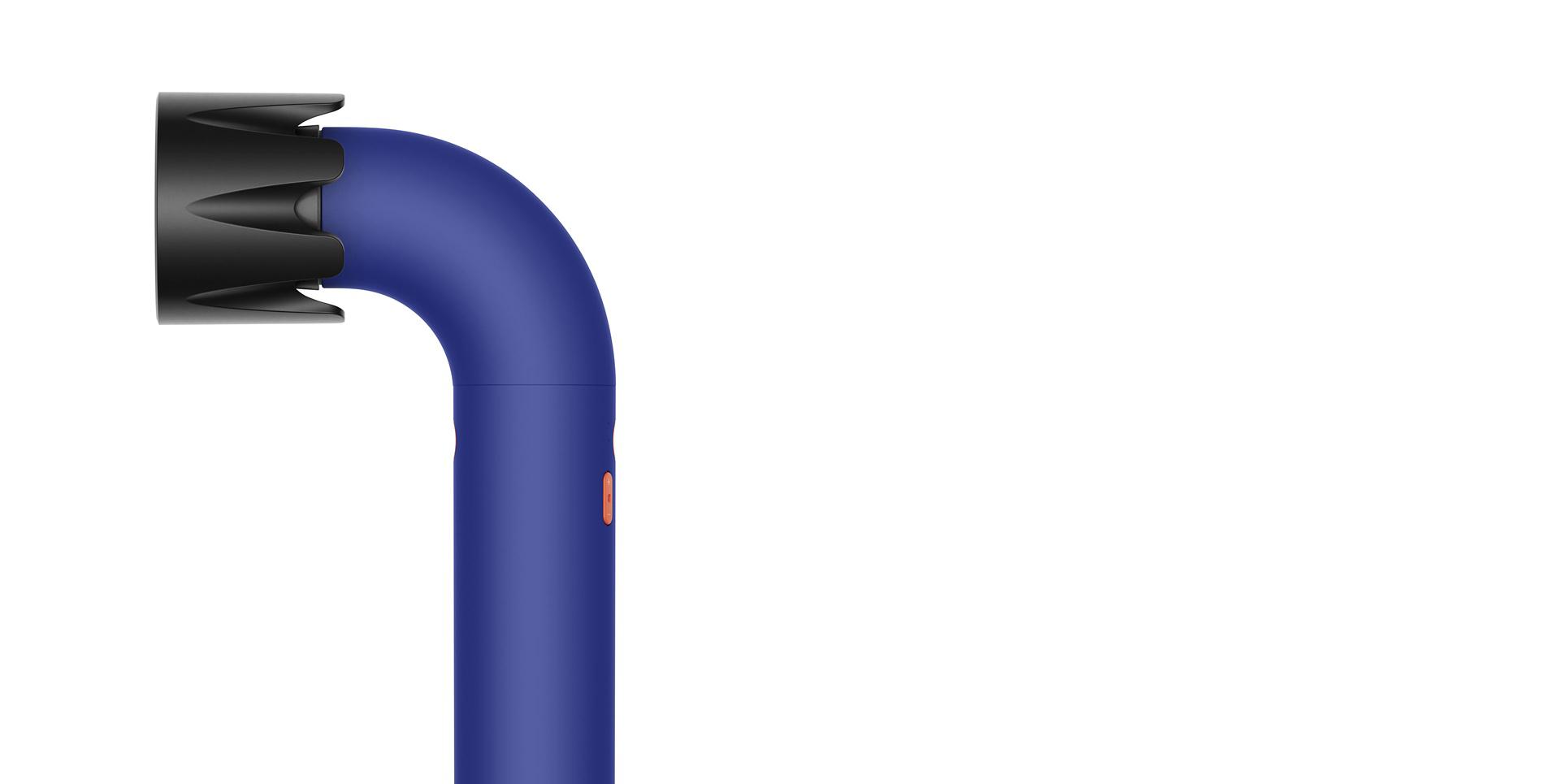 رسم متحرك لشخص يستخدم مجفف الشعر Dyson Supersonic r.