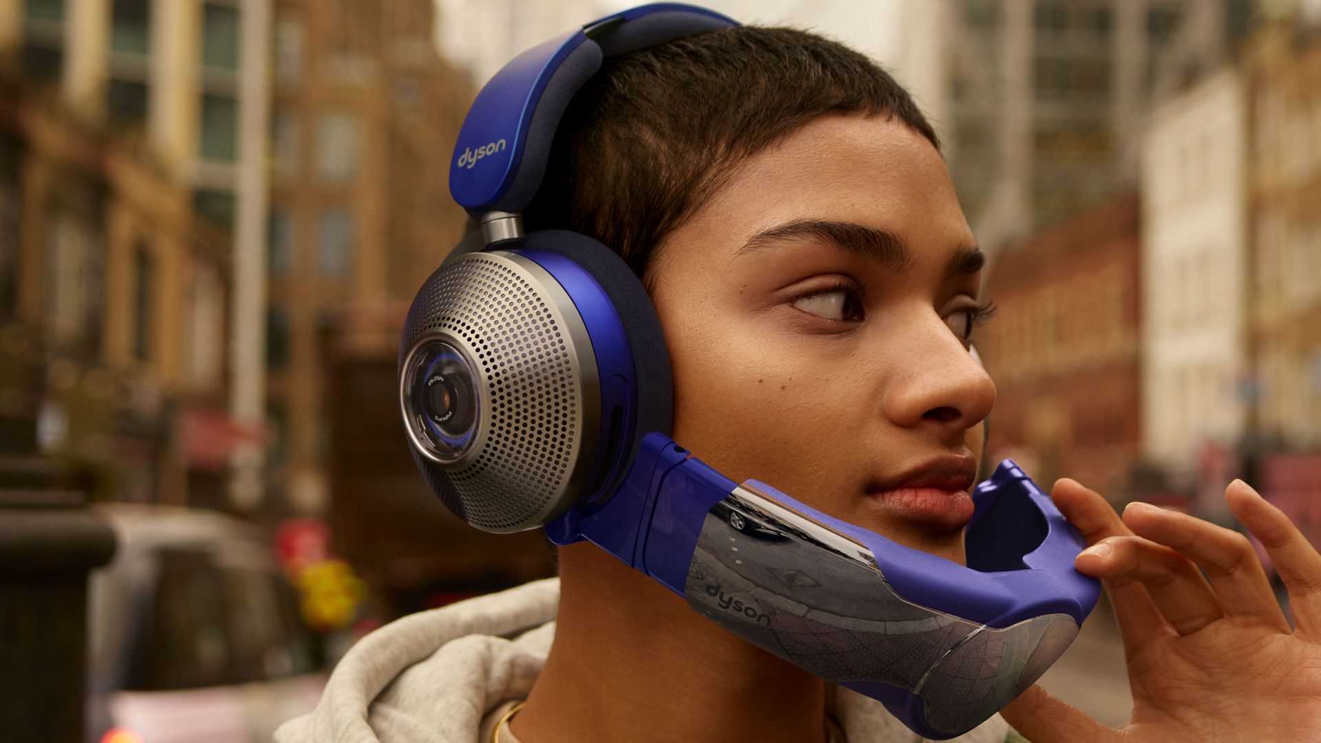 Dyson Recent Dyson Zone™ Absolute+ Noise-Cancelling Headphones - Prussian Blue ...