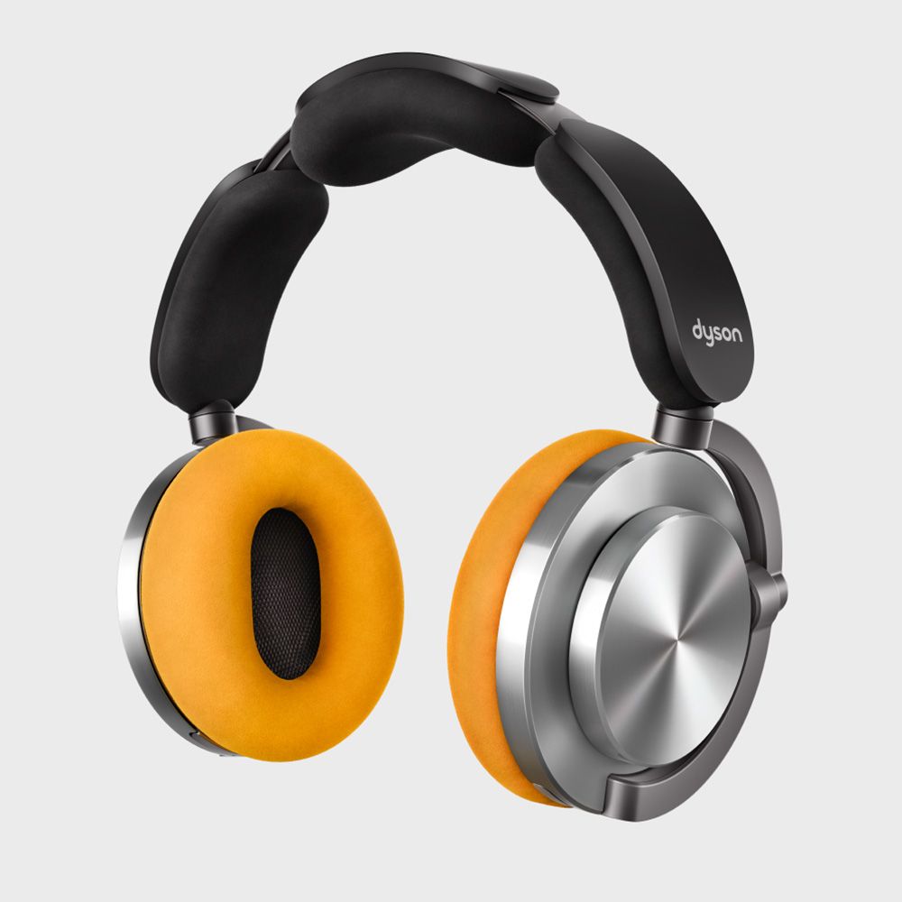 Dyson OnTrac wireless headphones in the CNC Aluminium colourway.