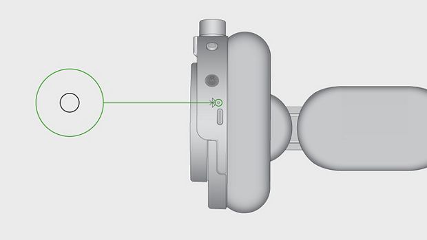 A drawing demonstrating how the Dyson OnTrac LED operates during Auto power off.
