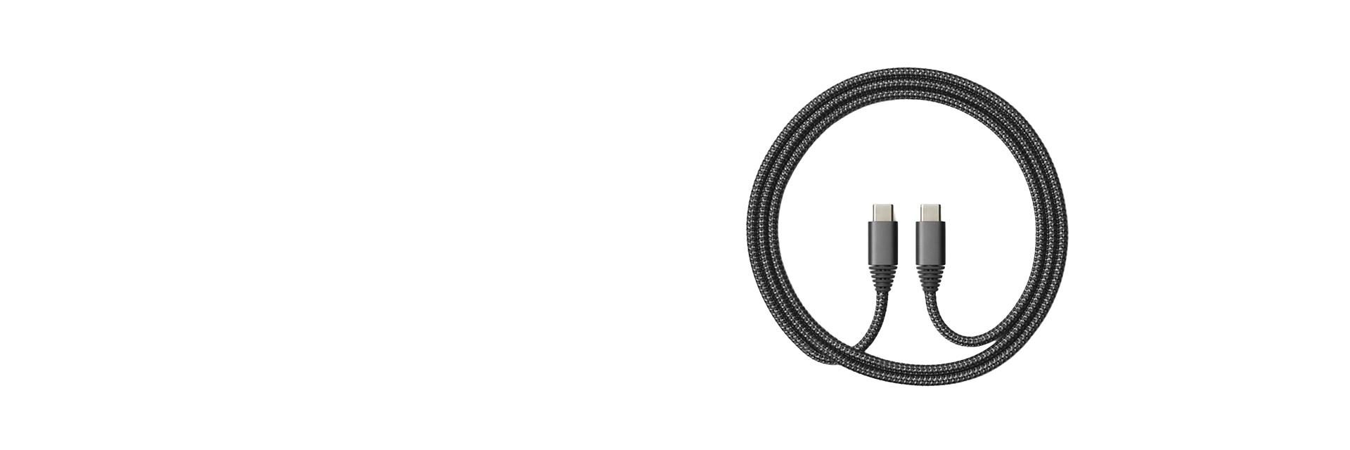 Travel cable for Dyson OnTrac headphones.