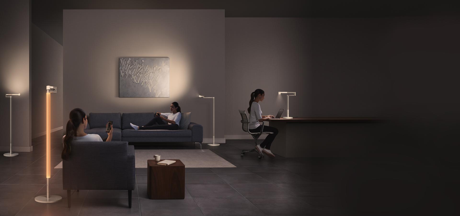 منزل مُضاء بطريقة رائعة باستخدام وحدة الإضاءة Dyson Soalrcycle Morph