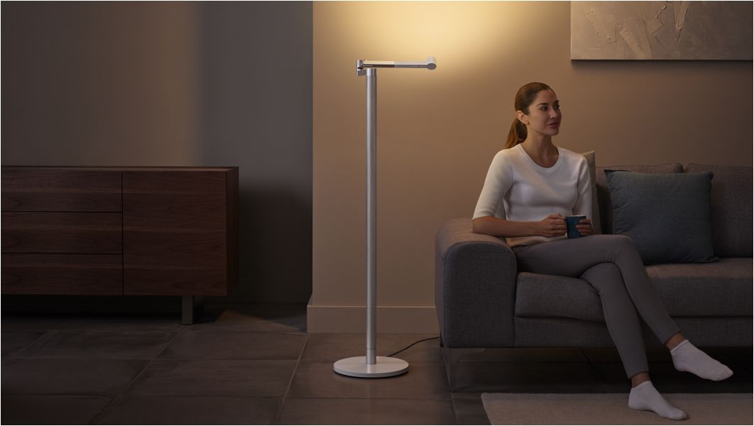 Dyson Solarcycle Morph Floor Light White Silver