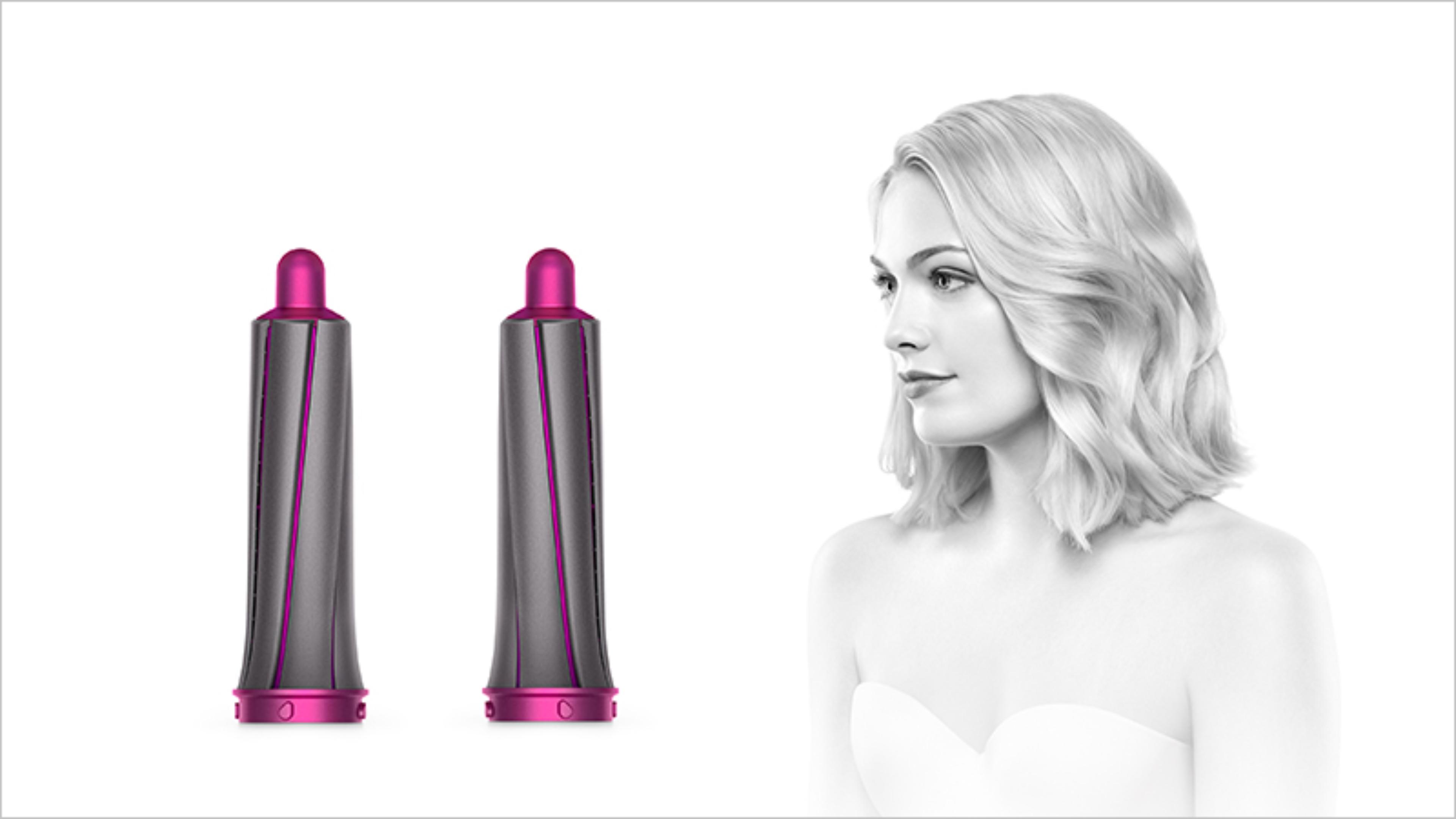 30mm Airwrap barrels with curly haired model