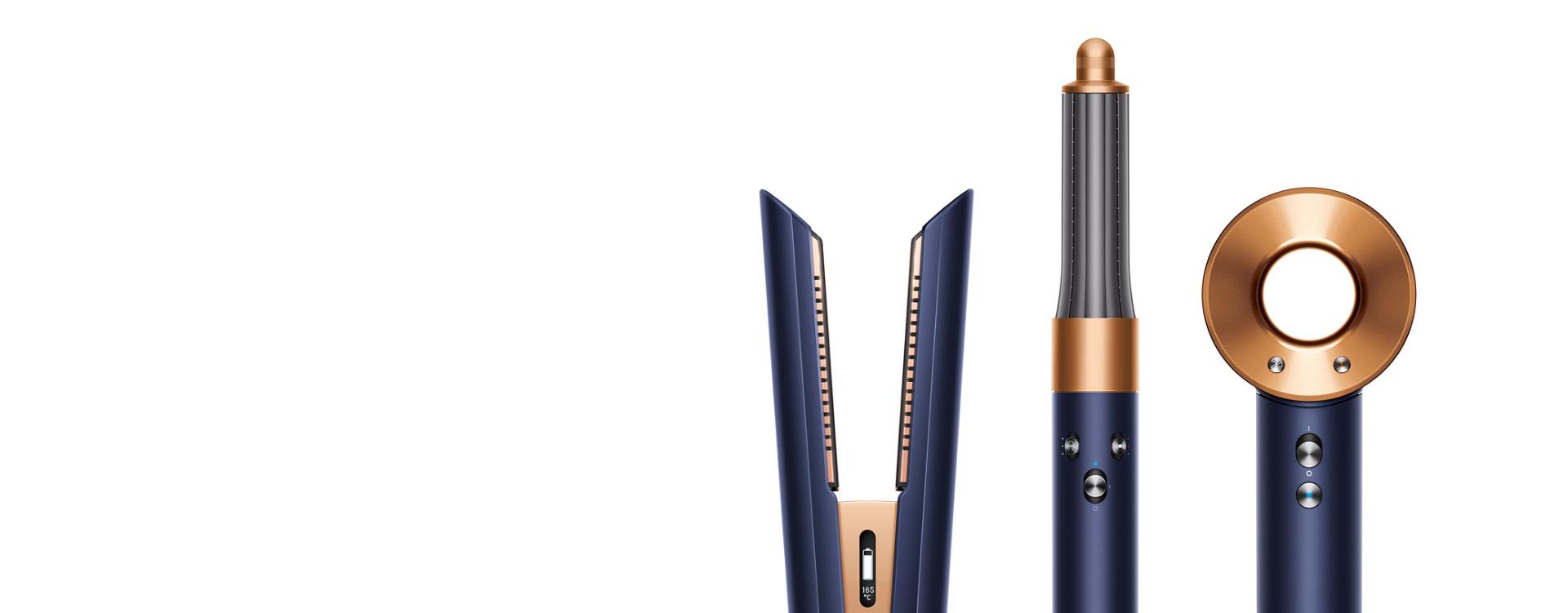 Dyson Corrale hair straightener, Dyson Airwrap multi-styler and Dyson Supersonic hair dryer