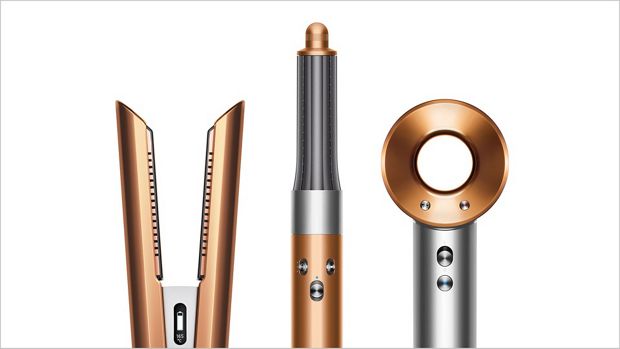 Image of the Dyson hair care range