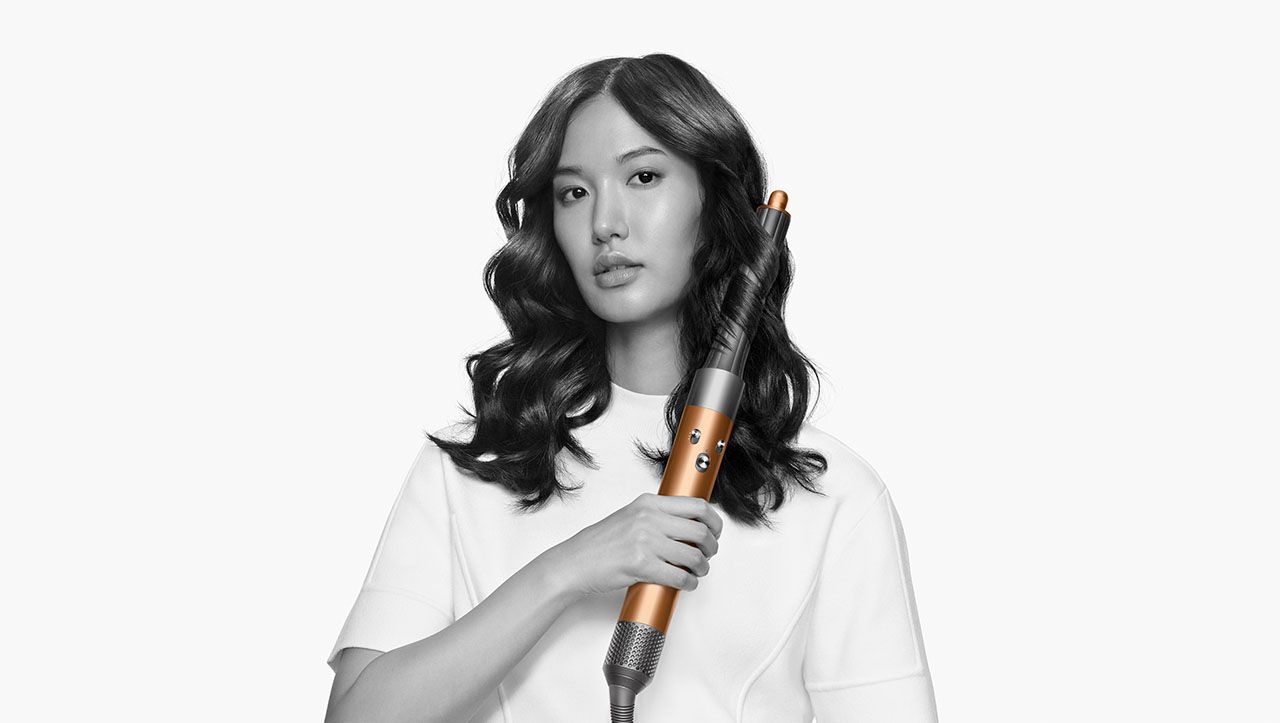 Dyson airwrap cheap long hair