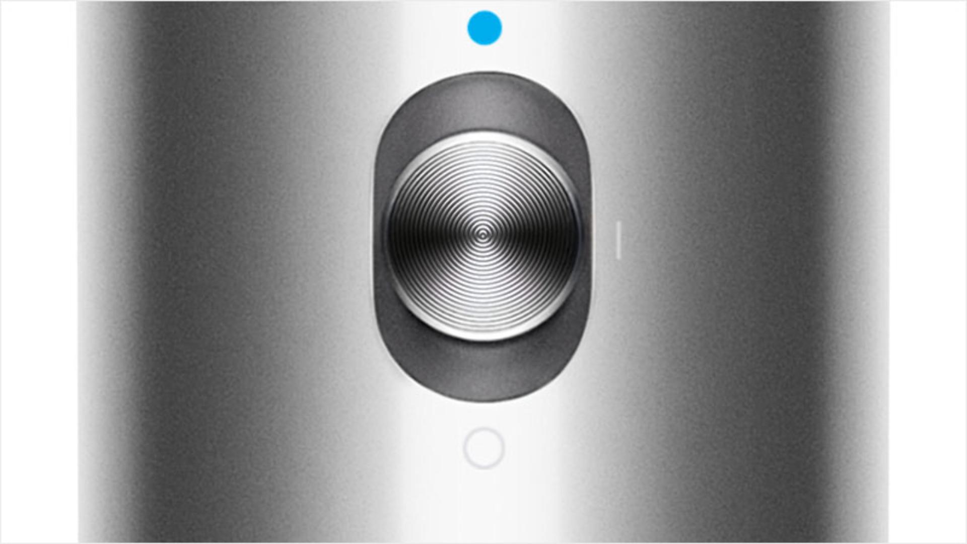 Close-up of cold shot button on Dyson Airwrap