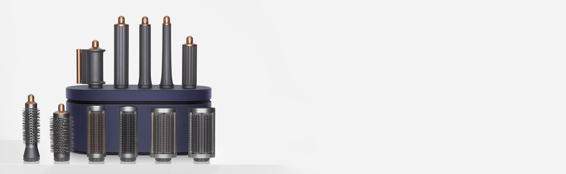 보관 케이스를 포함한 다이슨 에어랩 멀티 스타일러 스타일링 툴과 액세서리