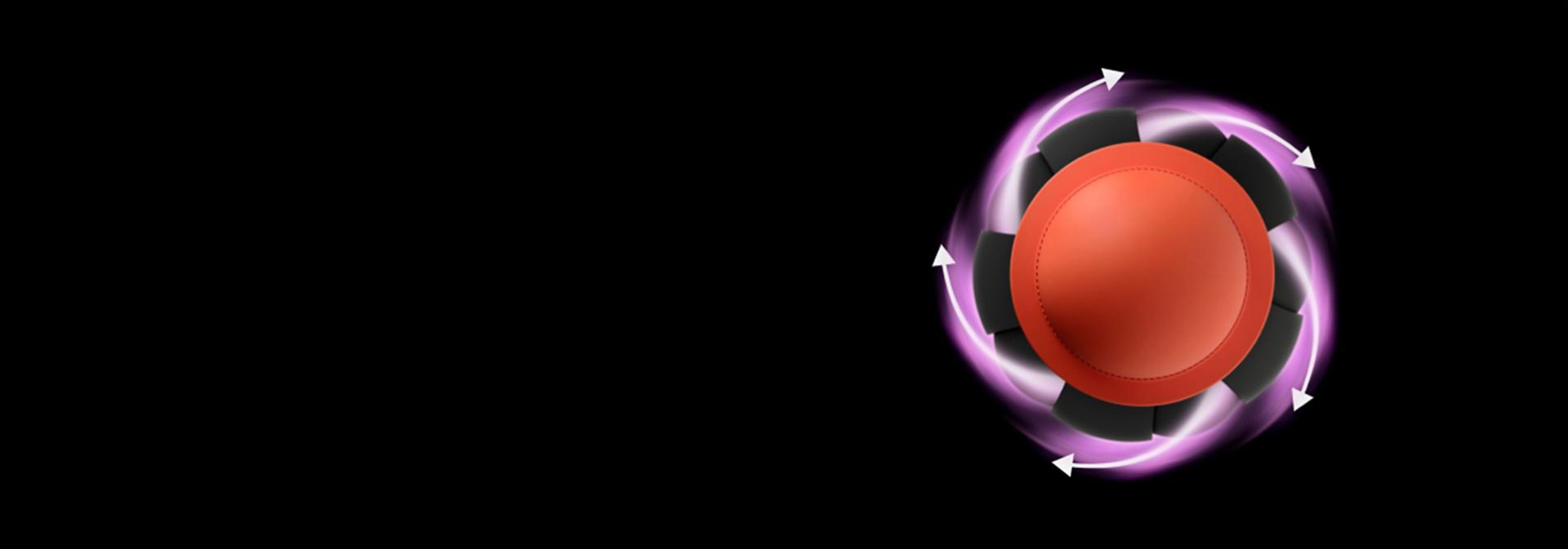 Coanda effect shaping airflow around the surfaces of an Airwrap barrel.