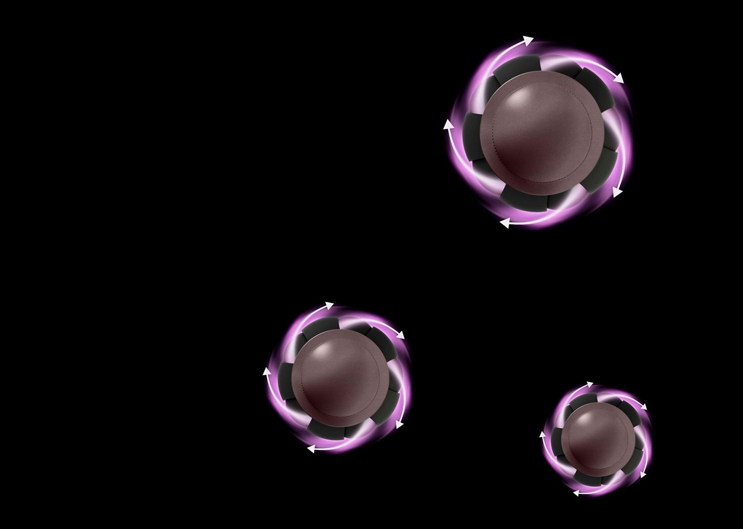 Pink graphics show the Coanda airflow around the Conical Airwrap barrel. Pink graphics show the Coanda airflow around the Conical Airwrap barrel.