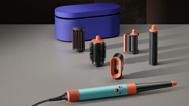 Man using the Dyson Zone noise cancelling headphones