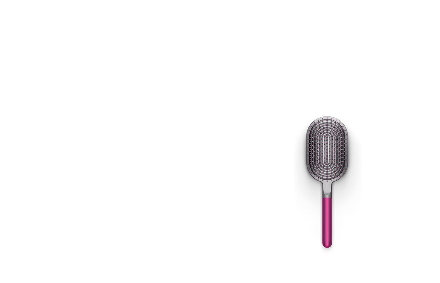 Cepillo plano Dyson fucsia/metalizado | Dyson.es