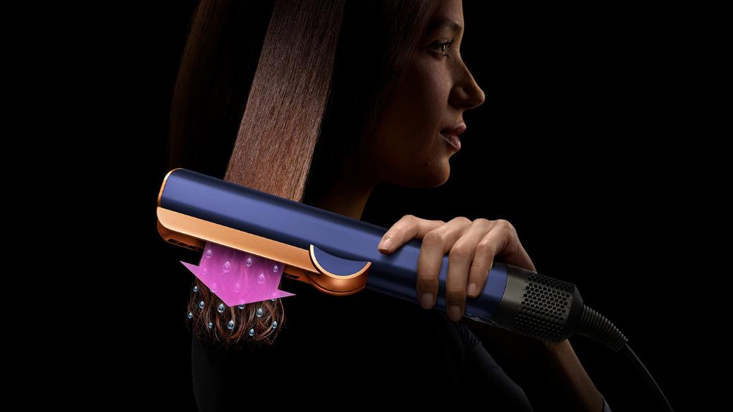 Dyson Airstrait™ dryer and straightener (Prussian Blue/Rich Copper)