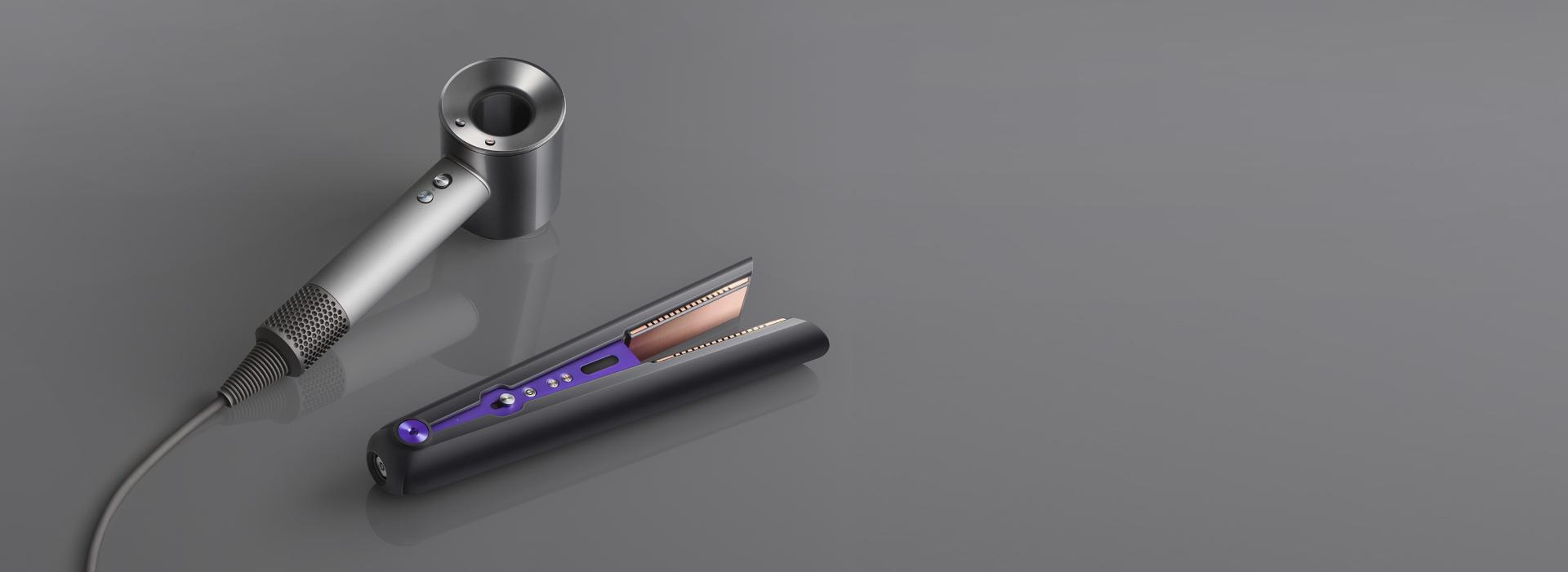 جهاز تمليس الشعر Dyson Corrale ومجفف الشعر Dyson Supersonic (الإصدار الاحترافي)