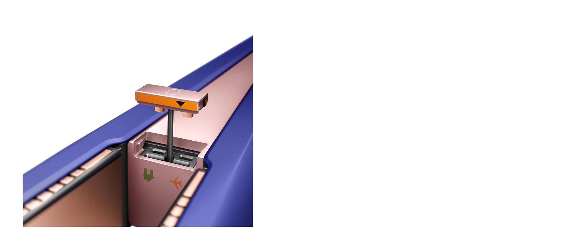 Close-up of the Flight-ready tag.