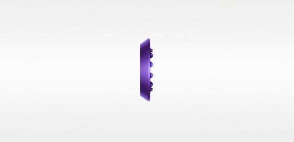 ملحق التصفيف اللطيف الجديد (أسود/أرجواني)