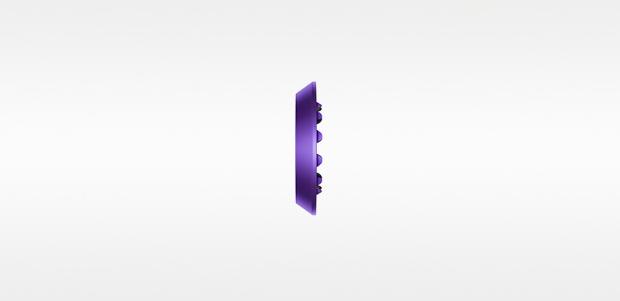 Gentle air attachment for the Dyson Supersonic™ in Black/Purple