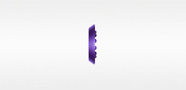 Gentle air attachment for the Dyson Supersonic™ in Black/Purple 