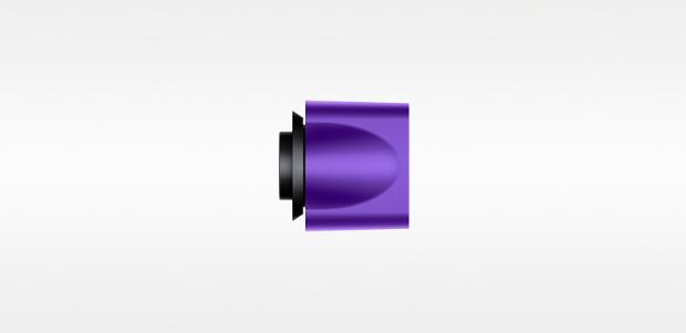 Smoothing nozzle for the Dyson Supersonic™ in Black/Purple