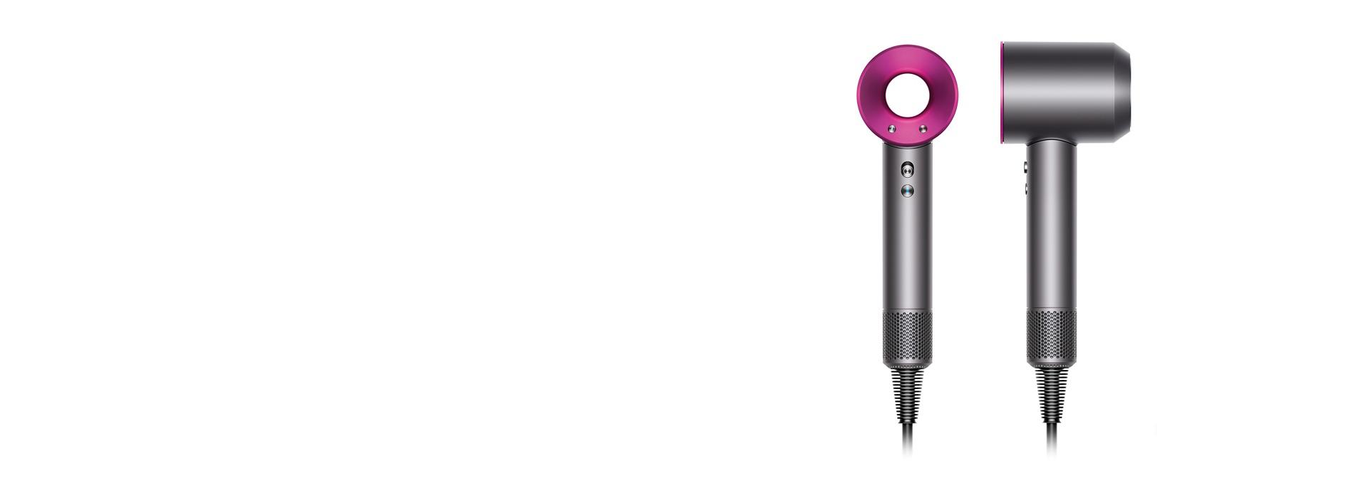 صور لمجفف الشعر Dyson Supersonic من الأمام والجانب