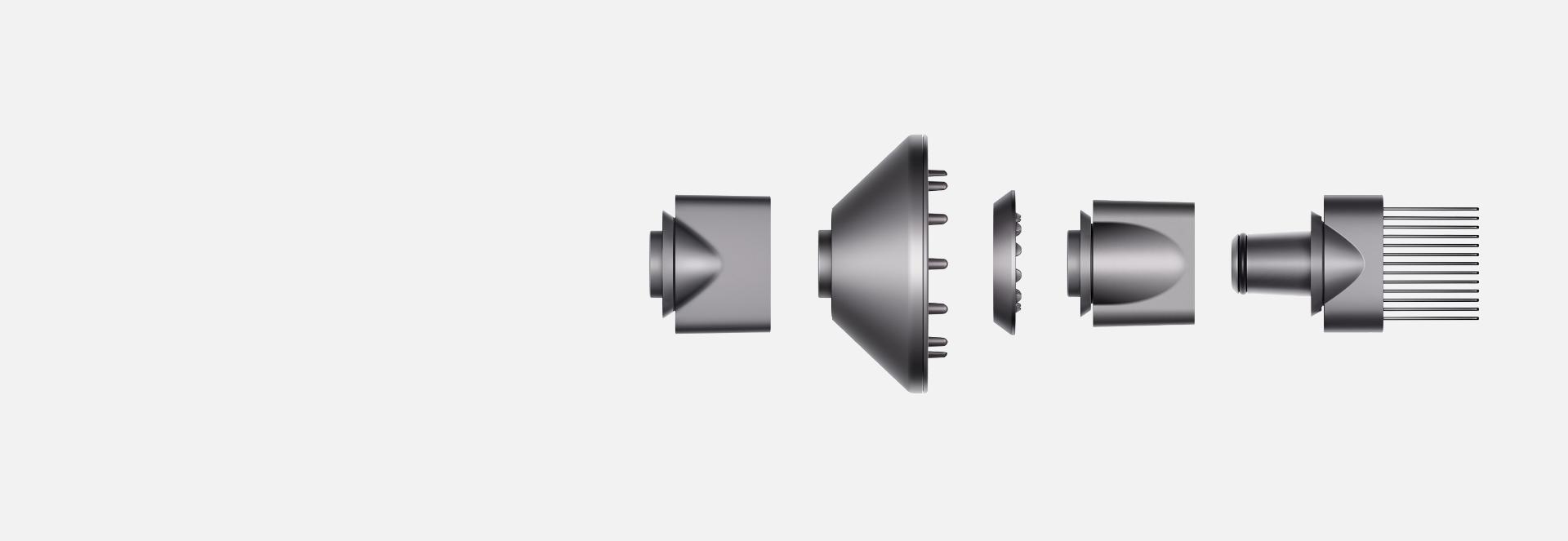 Cutaway illustration of the motor inside the Dyson Supersonic hair dryer