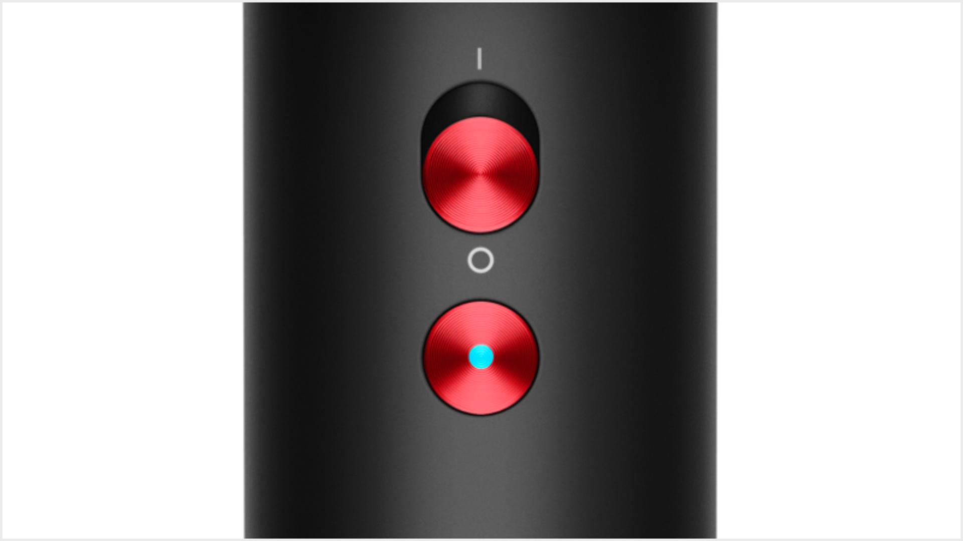 Close up of Dyson Supersonic™ hair dryer cold shot