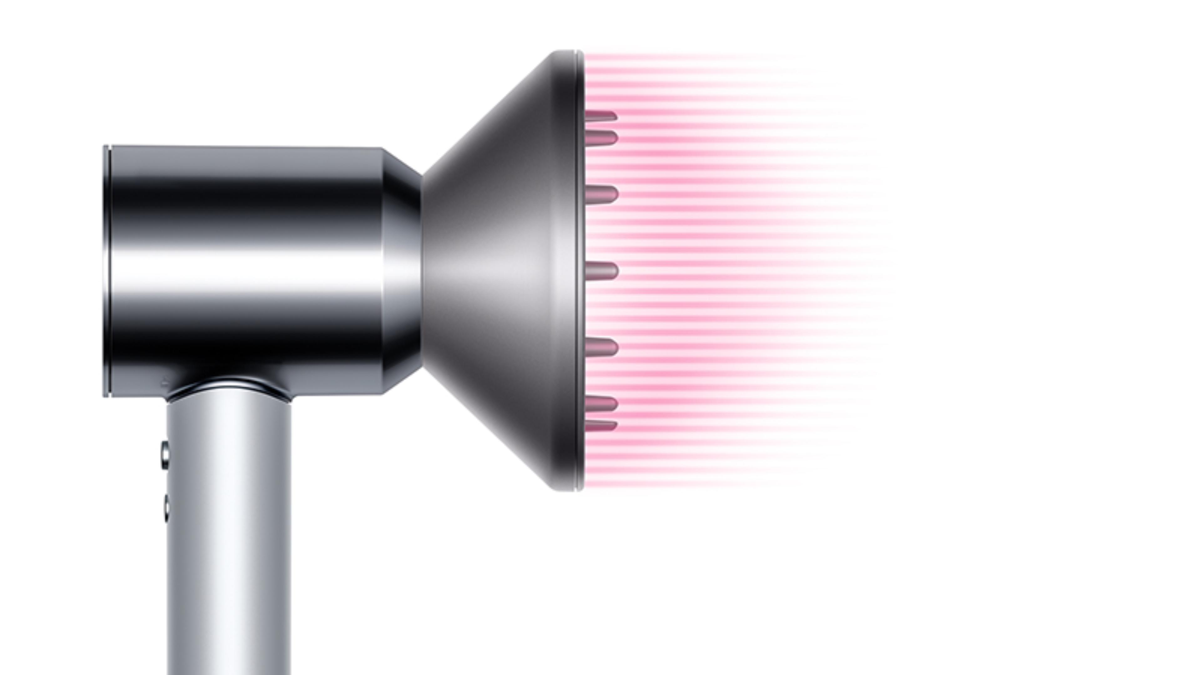 Dyson Supersonic™ hair dryer Professional edition with re-engineered Diffuser attached
