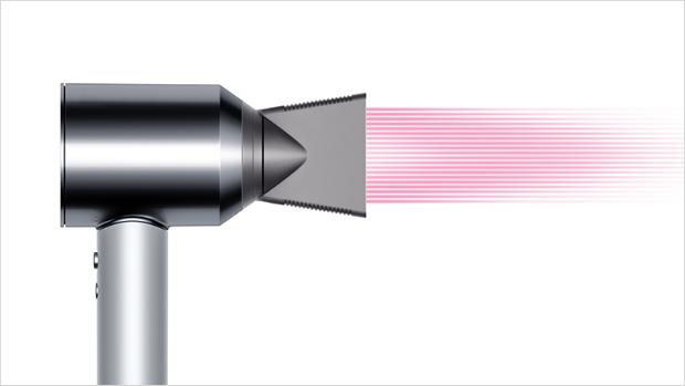 Dyson Supersonic™ matu žāvētājs Iron/Fuchsia, ar jauno difuzoru