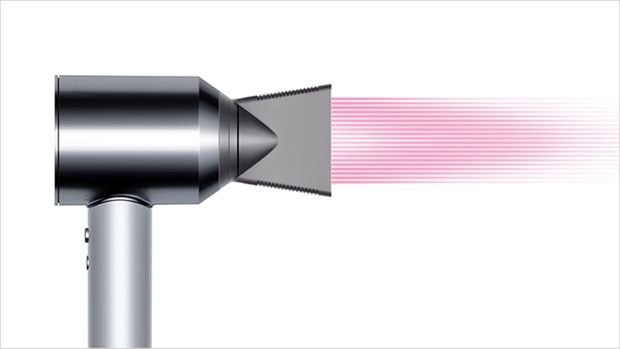 Dyson Supersonic™ matu žāvētājs Iron/Fuchsia, ar jauno difuzoru