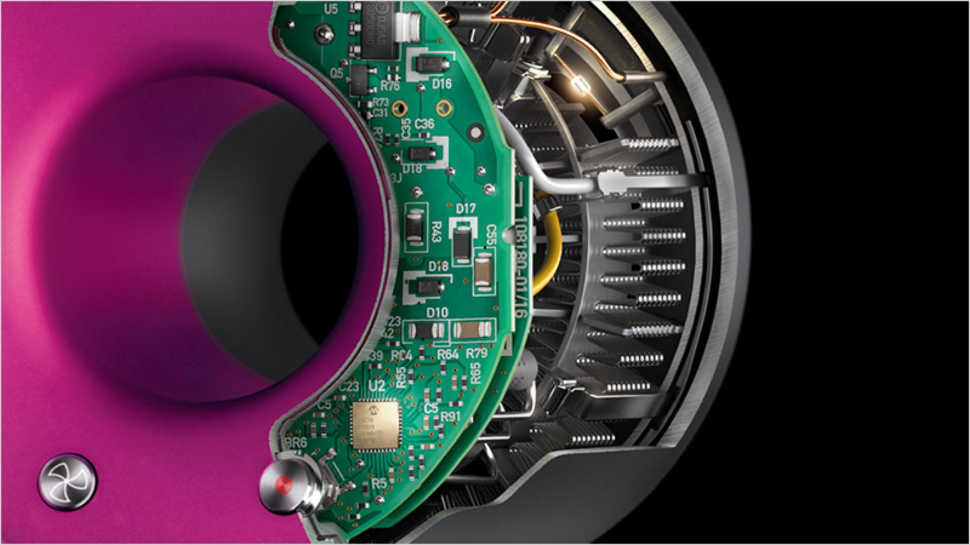 X-ray of inner working of Dyson Supersonic head