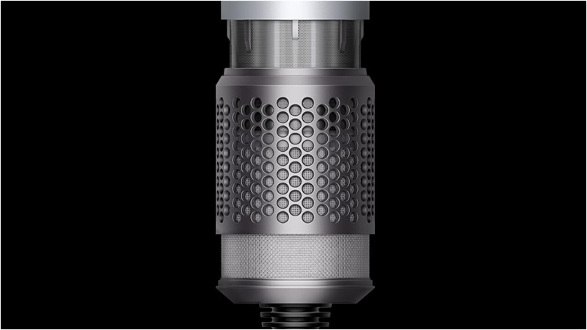 Pārveidotā filtra tuvplāns