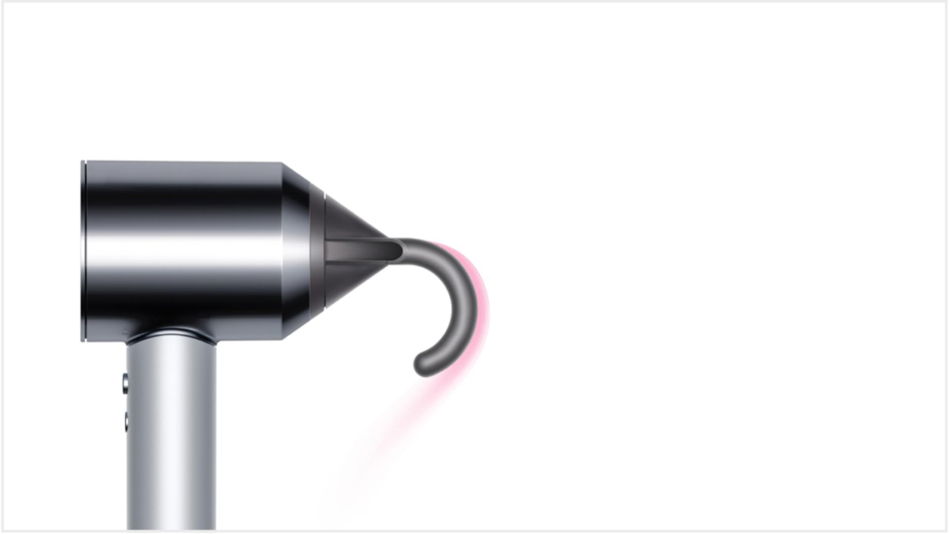 Flyaway attachment on the Dyson Supersonic™ professional hair dryer