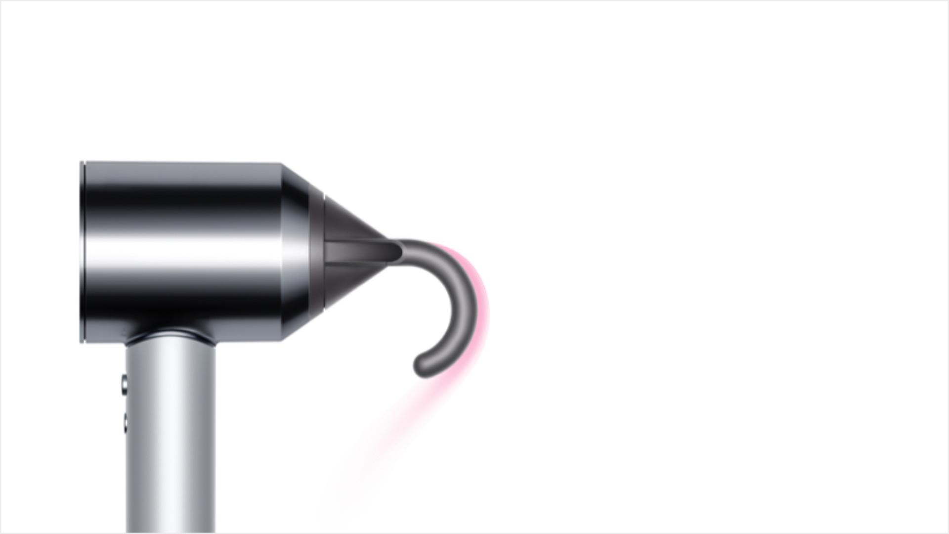 Flyaway attachment for the Dyson Supersonic hair dryer