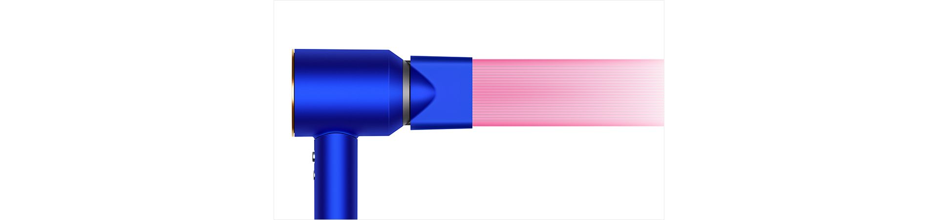 Blue Gold Dyson Hair Dryer - wide 1