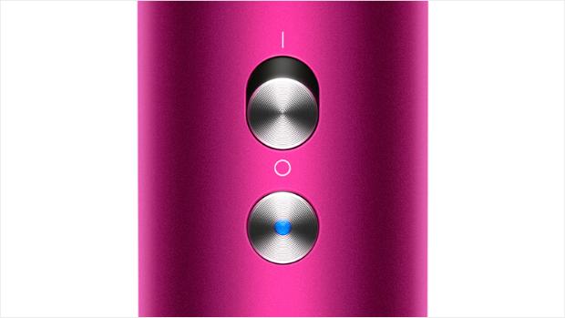 Close up of Dyson Supersonic™ hair dryer cold shot