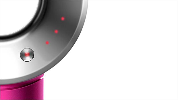 Supersonic showing 4 heat settings